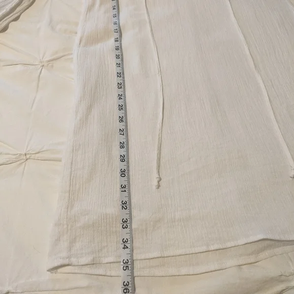 Michael Kors White Cotton Swim coverup & fully lined Dress - Picture 4 of 9